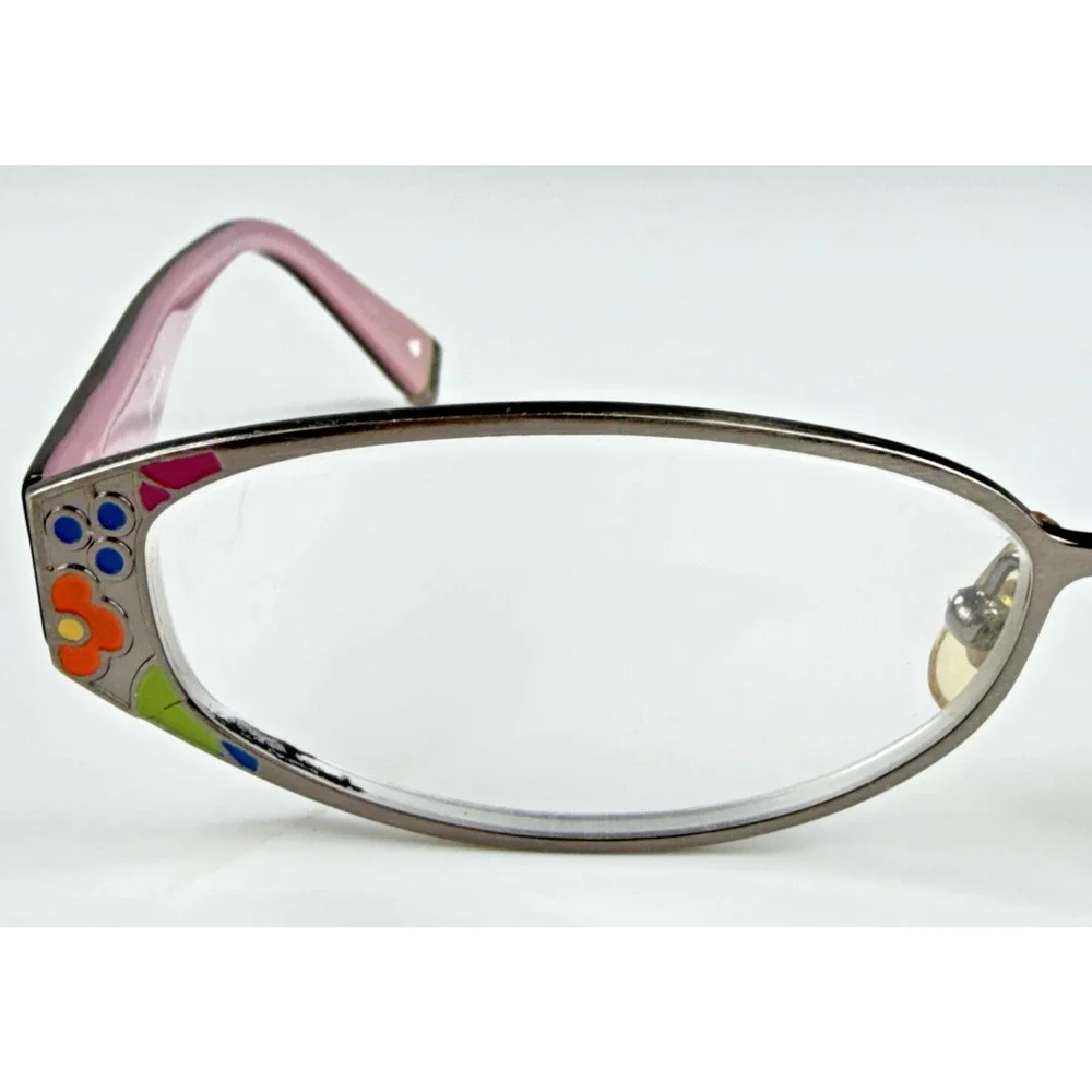 Brighton Angelou Multicolor Floral Oval 52-17mm Eyeglasses FRAMES ONLY (READ)